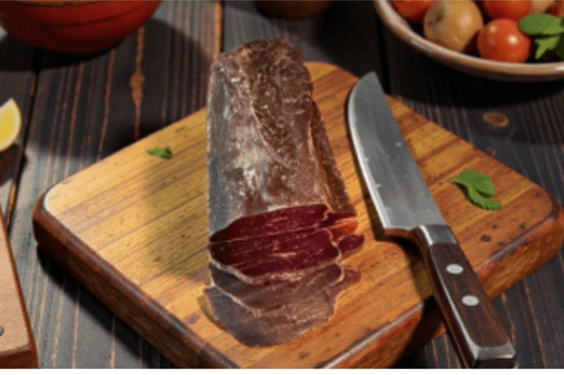 Tørket Hjortkjøtt fra Røros ca vekt fra 0,150g-0,156g