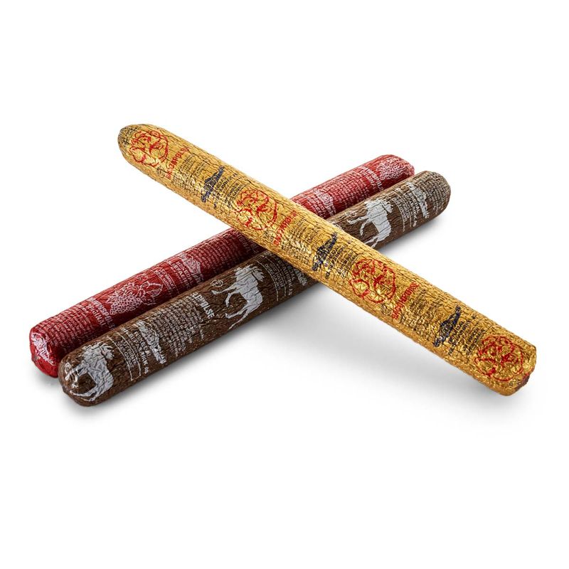 Pakketilbud rødvinspølse, elgpølse og baconpølse