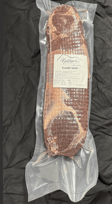 Hovedbilde Fjelltørka fenalår benfri, ca 2,301 kg- 2,4 kg